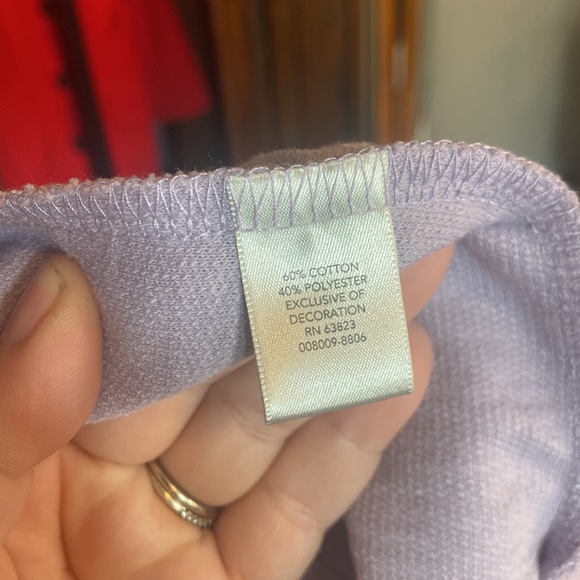 Cj Banks Lavender Light Purple Zip Up Lightweight Jacket 1X - Picture 6 of 7